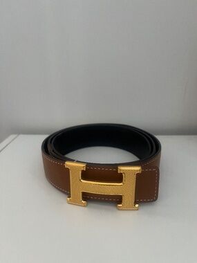 Reversible Brown/Black Hermes Belt